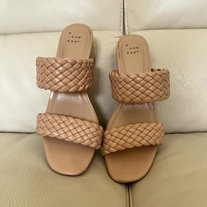 TARGET 🎯 A New Day, nude 2 strap sandals.